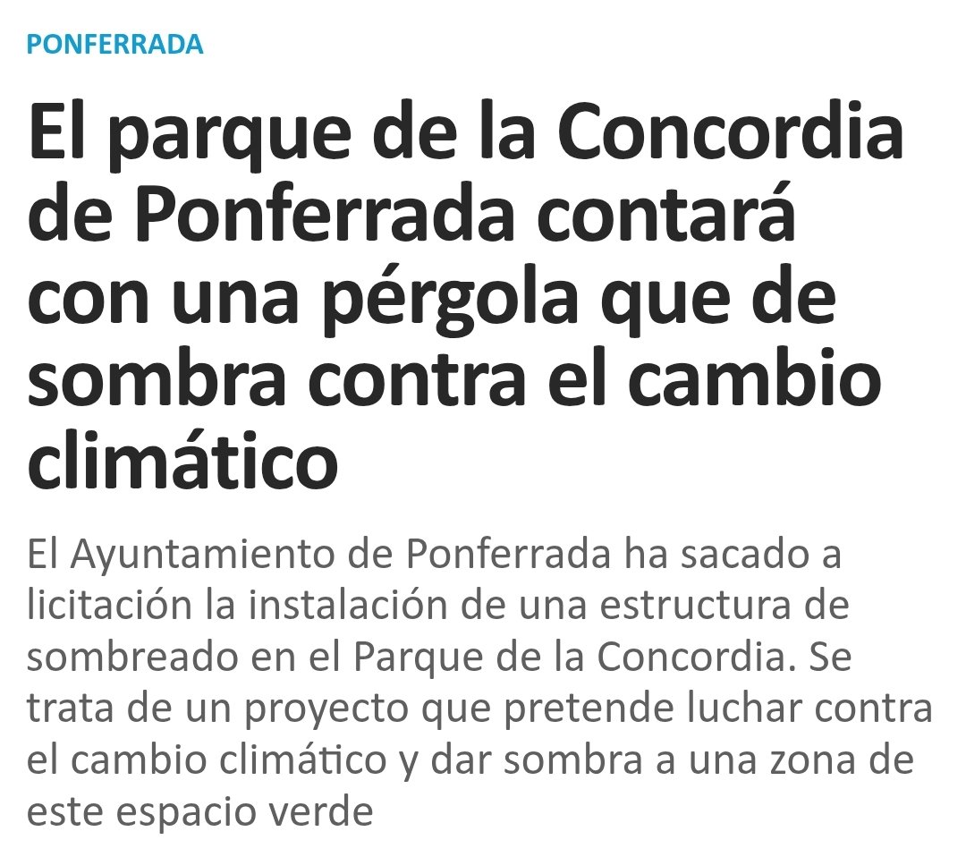 El ayuntamiento se va a gastar 80K en poner sombra  en un parque que ya tiene más árboles que el resto de la ciudad juntos. La sombra de Olegario si que es alargada.