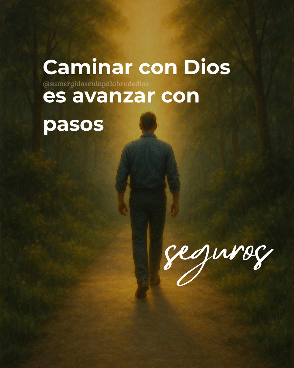 ✨ Caminar con Dios es avanzar con pasos seguros. Puede que no evites obstáculos, pero cuando lo reconoces en cada decisión, Él mismo endereza tus caminos. La confianza en su guía transforma la incertidumbre en dirección y la duda en paz. 🌿

🔎Lee: Proverbios 3:6
