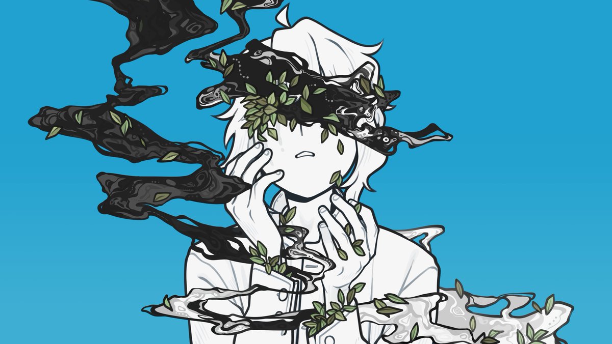 Kind of a siinamota tribute when the Girl A After Another remix dropped ( youtu.be/rRlAJWi6rgM ) 🍀 
#oc #siinamota #椎名もた