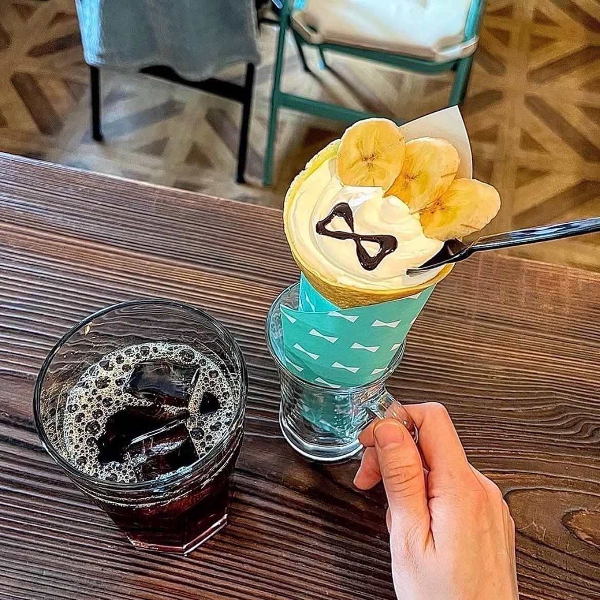 cafe_ruban's tweet photo. 暑い日には
米粉のクレープと冷たいドリンクで
ゆっくりカフェタイムをお過ごしください:) https://t.co/M44Fh7CX9d