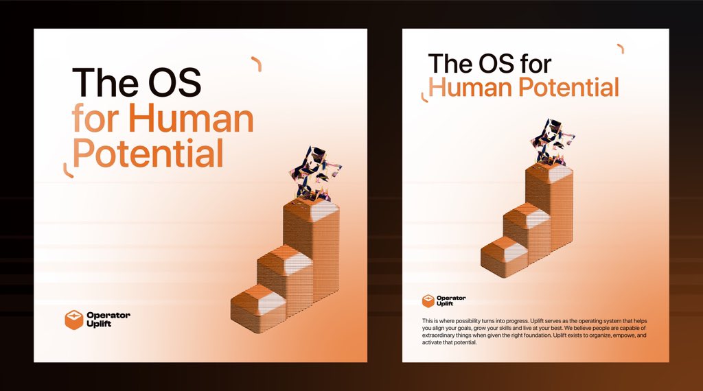 Human potential is limitless, but it needs the right system to thrive. <a href="/OperatorUplift/">Operator Uplift 🌆</a> is the operating system that helps you put in the work, so your full potential is no longer a dream but a daily practice. 🎖️