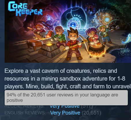 94% of 20,651 reviews!! thanks everyone who gave a review :) this is really a morale boost for me and the team