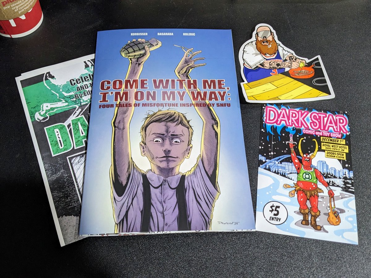 MAIL CALL: "Come with me, I'm on my way" by <a href="/AdrieanKoleric/">3PRESS COMICS</a> arrived yesterday--Less than two months half after backing on KS. Quick turnaround, same CAD currency and fair shipping costs… I can't complaint about that!