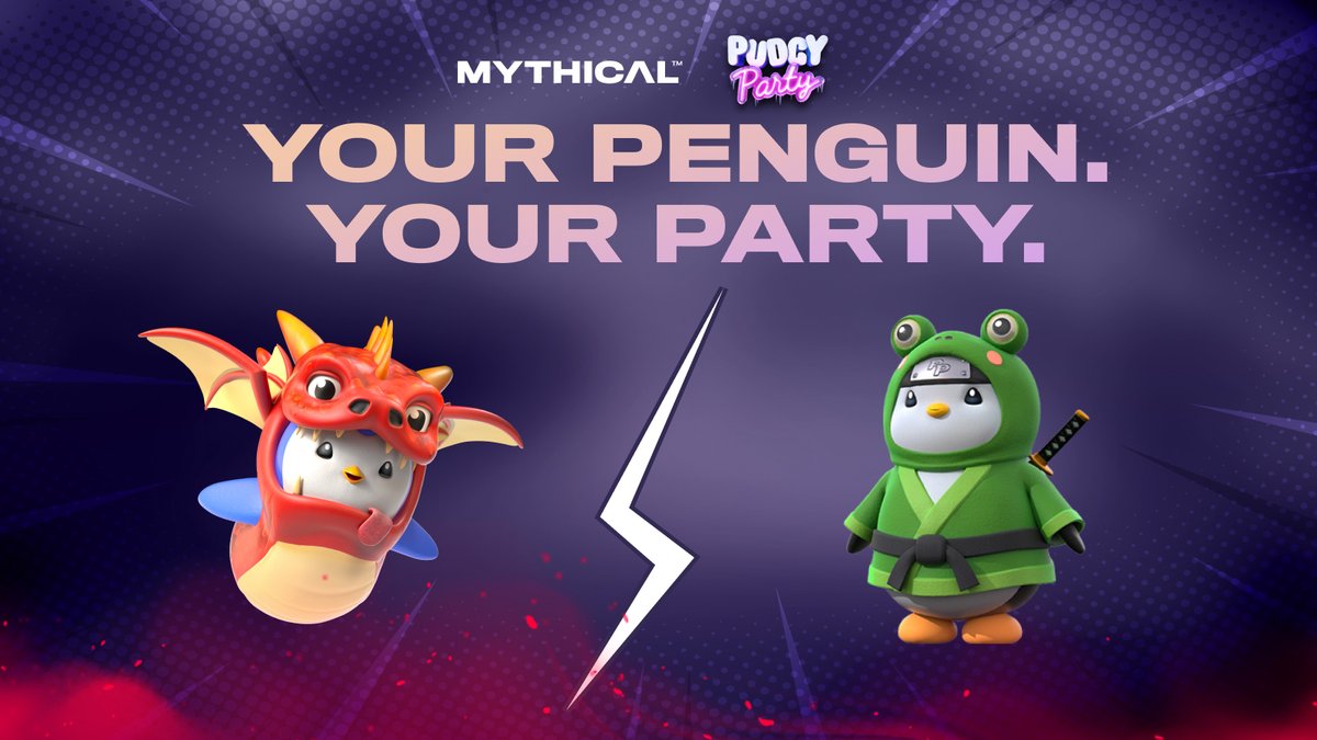 Mythical Games (@playmythical) on Twitter photo Choose your penguin and get ready to enter chaos with <a href="/PlayPudgyParty/">Pudgy Party</a> 🎉
Only the best make it out standing.
Are you ready? There's not long left⌛️ Choose your penguin and get ready to enter chaos with <a href="/PlayPudgyParty/">Pudgy Party</a> 🎉
Only the best make it out standing.
Are you ready? There's not long left⌛️