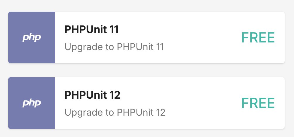 laravelshift's tweet image. These are pretty straightforward upgrades if you fully upgraded to PHPUnit 10. But, they&apos;re here if you need them. 👍🏻