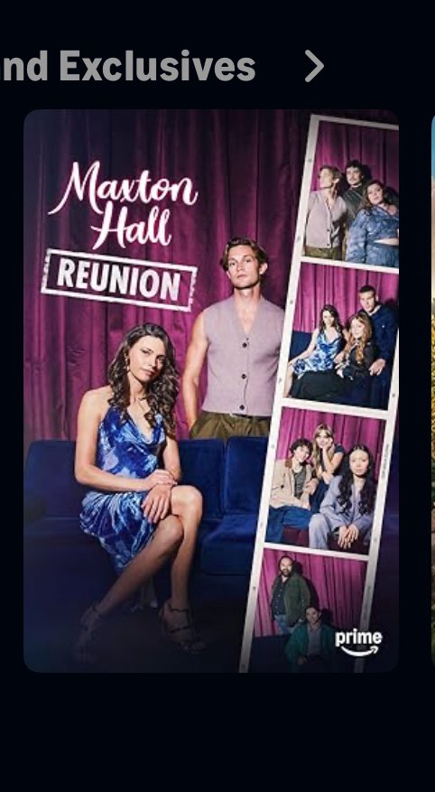 I opened prime to watch #TheSummerITurnedPrettySeason3 this morning and I seen this and my soul almost left my body I just knew they dropped season 2 as a surprise #MaxtonHall