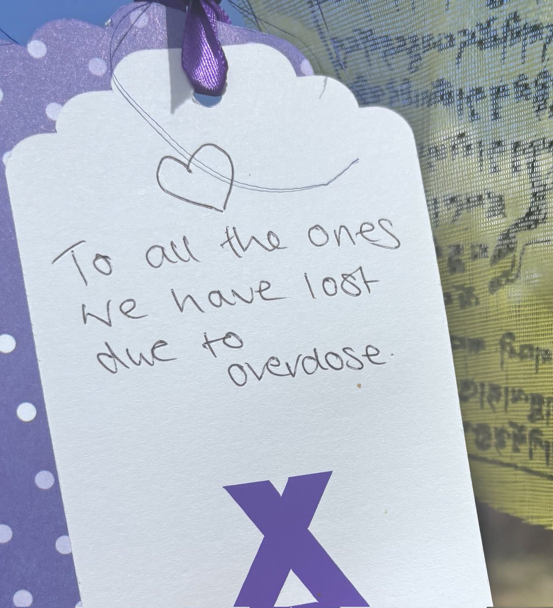 International Overdose Awareness. Our even is open from 12 till 8pm today at our Leven office.