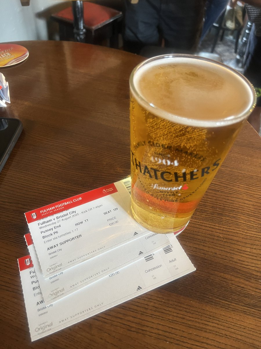JasonFinnimore's tweet image. Fulham (A) 🔴⚪️ @BristolCity @wesleybryant79