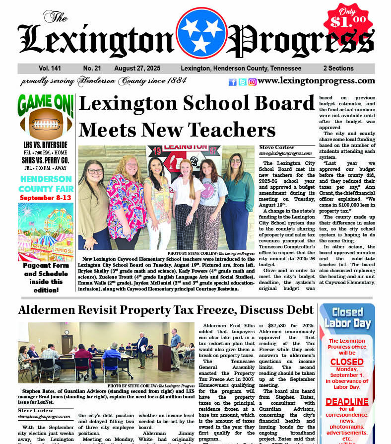 It's PAPER DAY!  In this week's edition you'll find your 2025 HC Free Fair Schedule as well as Fair Pageant Registration Form. Pick up your copy now. Subscribe now! lexingtonprogress.com #YourLocalNewsSource #subscribetoday #StayInformed #supportlocal #hcfreefair #fairpageants