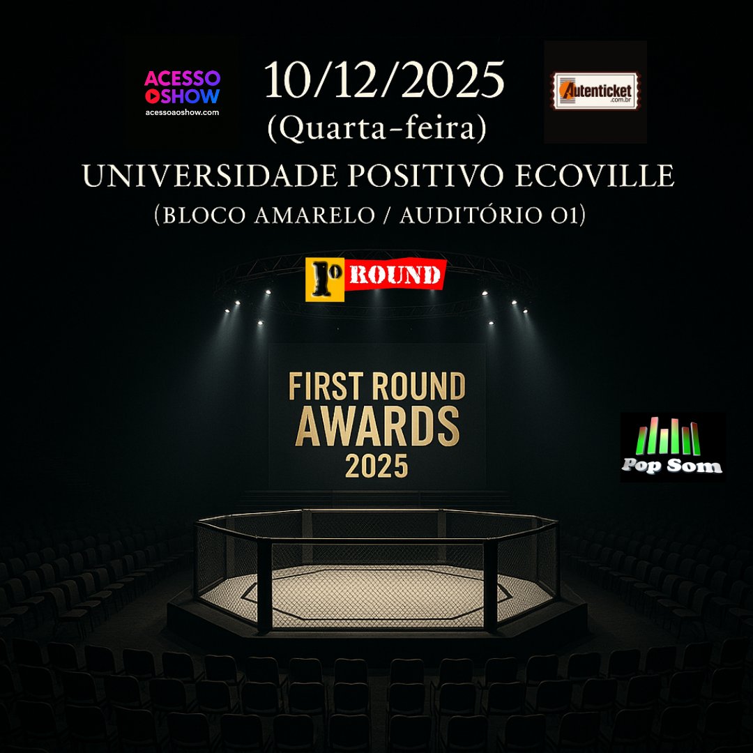 A primeira premiação que envolve artes marciais no Brasil é nossa! Desde 2006! Este ano tem mais e a cerimônia é mais cedo! E vai ter PPV também.