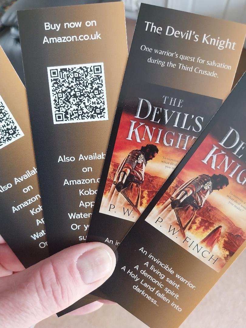 Paul Finch (@paulfinchauthor) on Twitter photo Given that THE DEVIL'S KNIGHT is published on October 9, and that there's much in it concerning demons as well as crusaders, I'll be liberally distributing these special bookmarks at <a href="/WorldFantasy25/">World Fantasy Convention 2025</a> in Brighton in November. (Don't all get excited at once). <a href="/Craig_Lye/">Craig Lye</a> <a href="/canelo_co/">Canelo</a>. Given that THE DEVIL'S KNIGHT is published on October 9, and that there's much in it concerning demons as well as crusaders, I'll be liberally distributing these special bookmarks at <a href="/WorldFantasy25/">World Fantasy Convention 2025</a> in Brighton in November. (Don't all get excited at once). <a href="/Craig_Lye/">Craig Lye</a> <a href="/canelo_co/">Canelo</a>.
