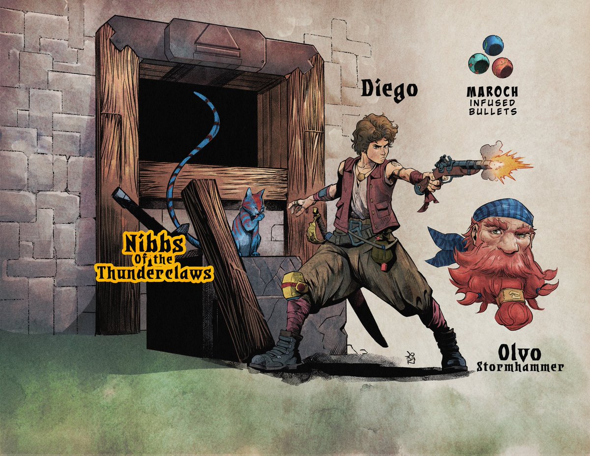 Josanart's tweet image. Story writing is going well #makecomics #fantasy