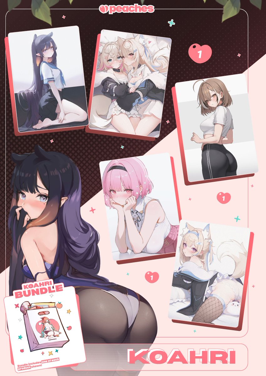 You heard about our Meet&amp;Greet guests!
Now it's time to show the catalog...starting with of <a href="/koahri1/">Koahri</a> 's cutest posters! Look at those 🍑