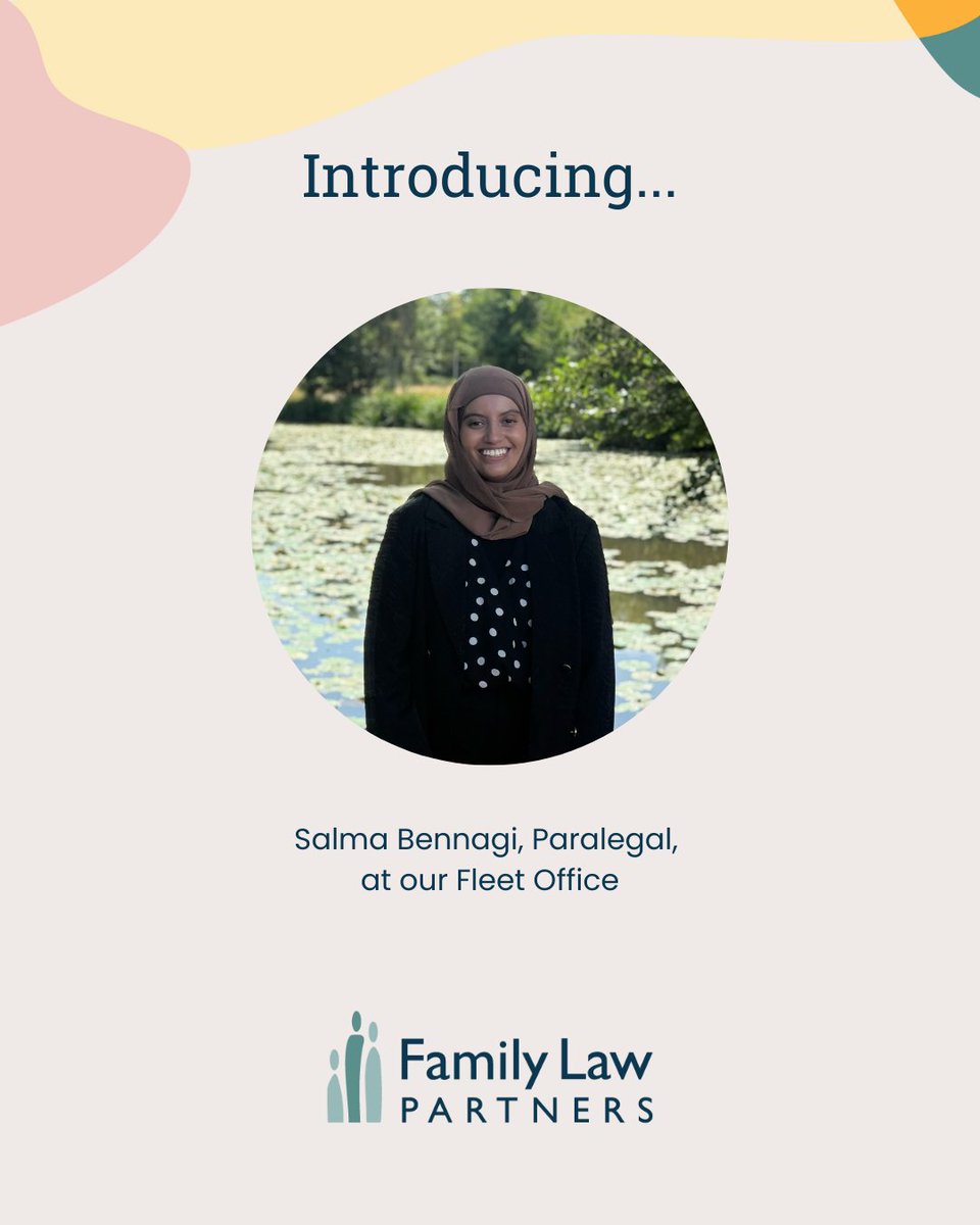 We’re delighted to welcome Salma Bennagi as a Paralegal in our Fleet office.

With experience supporting clients and community initiatives, Salma strengthens our commitment to compassionate legal support.

Learn more: familylawpartners.co.uk/meet-the-team/…

#FamilyLawPartners