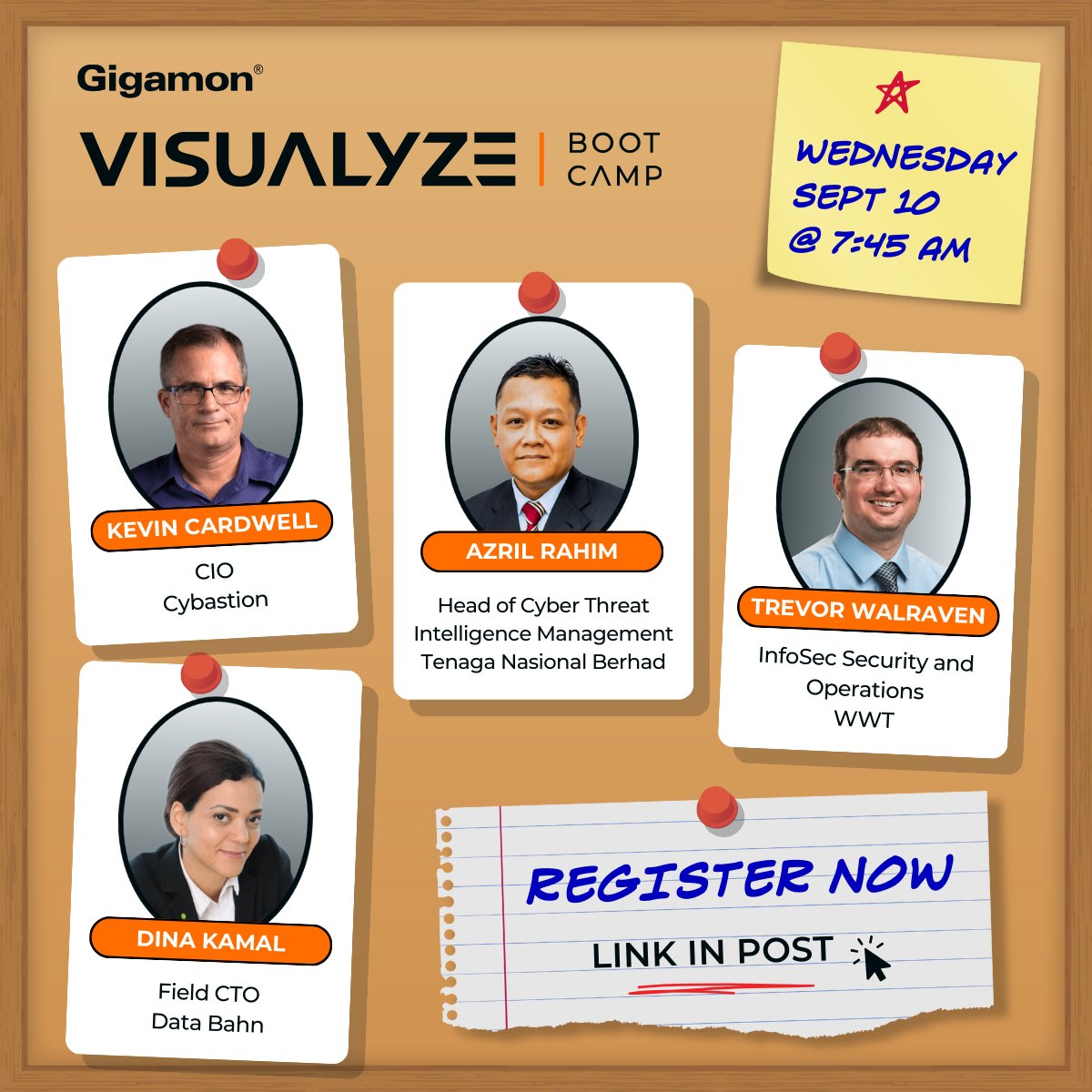 gigamon's tweet image. 🚨 Which threats are top of mind for today’s security leaders, and which ones are still hiding in plain sight?

Find out at #VisualyzeBootcamp, where our CSO Chaim Mazal will explore the topic with a panel of experts from across the globe.

🔗 ow.ly/jswz50WMN5T