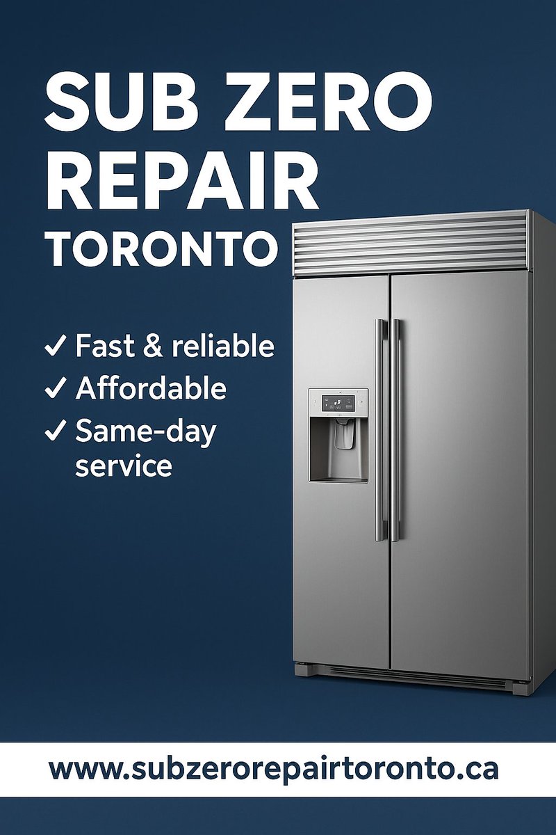 appliance_sub's tweet image. 🚨 Emergency Sub Zero Repair
From temperature issues to unusual noises, our skilled team specializes in #SubZeroRefrigerator &amp;amp; freezer repair. We make sure your appliance works like new again. 
💡 Fast response | Trusted in Toronto
💻 subzerorepairtoronto.ca
☎️ (416) 289-9222