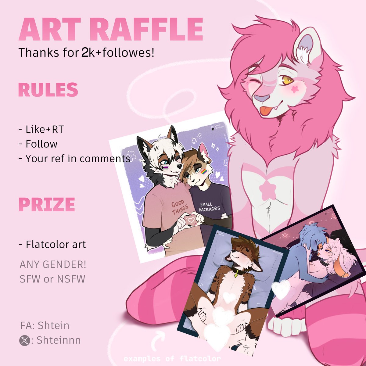 FREE ART RAFFLE!
Thank you all :3
Ends 5st september🌟
Good luck!