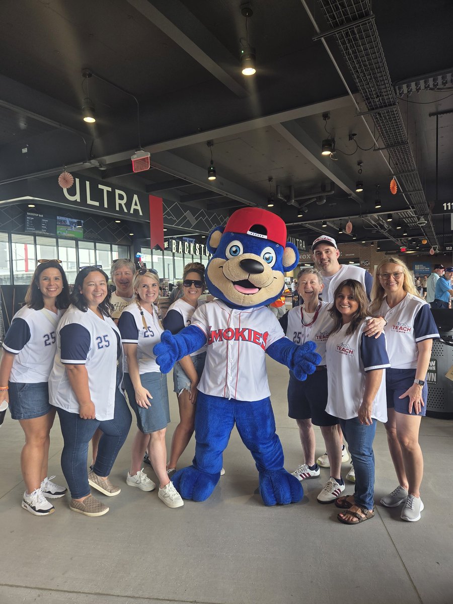 Mrs_Robison4KCS's tweet image. Still thinking about how much fun we had at Teach Knox Day at the Knoxville Smokies! We've got 3 nights next week coming up for our students!