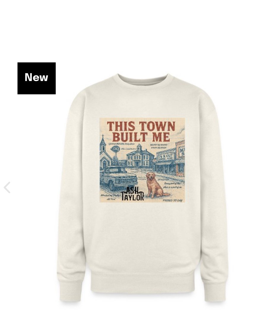 ashtaylormusic's tweet photo. 🤯 I’m blown away by the love for This Town Built Me! ❤️ Y’all even asked for merch with the album cover I designed myself (hidden lyrics + blueprint vibes 🖊️✨)…So we made a limited edition run 👕⚡️ Available now at 👉 https://t.co/ghKNUFaDRl
#ThisTownBuiltMe #CountryMusic https://t.co/8UdbpKspbP