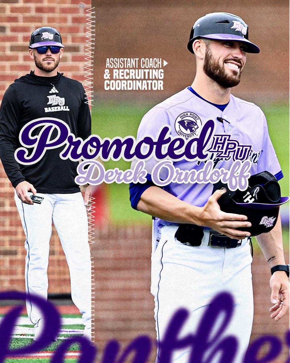 𝑷𝑹𝑶𝑴𝑶𝑻𝑬𝑫 👆

Coach Orndorff has been promoted to Assistant Coach &amp; Recruiting Coordinator!! 

#GoHPU