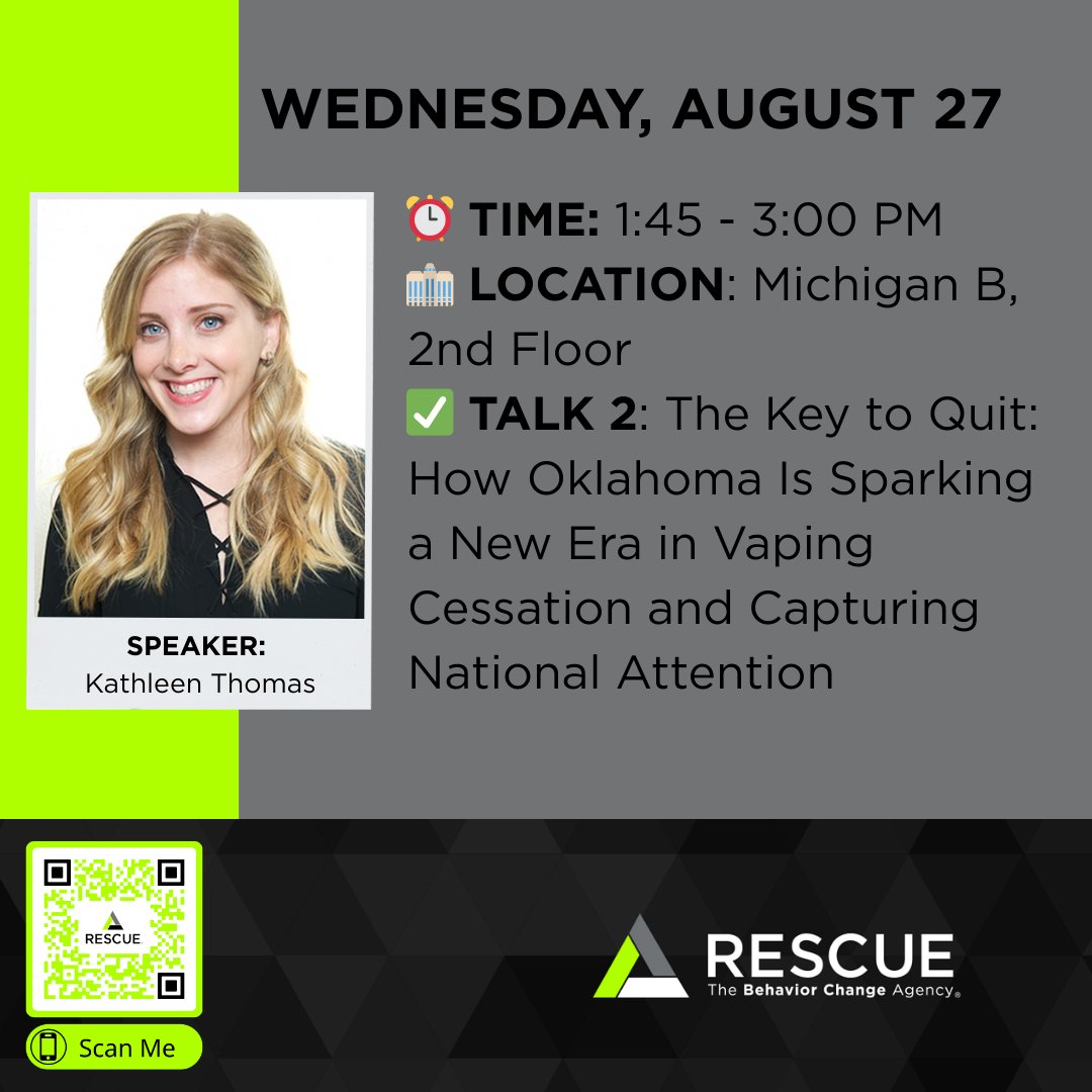 RescueAgency's tweet image. Don&apos;t miss our team&apos;s sessions at #NCTOH2025 today! We&apos;re talking about everything from youth social media trends to adult audience segmentation strategies. Check out our full schedule and join the conversation: bit.ly/4mCQuB9 #BehaviorChange #HealthComm