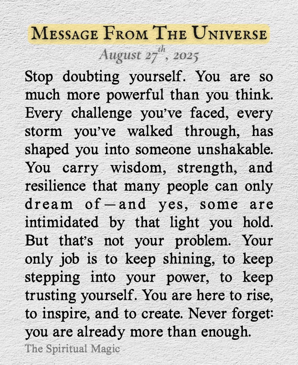 universevibe_'s tweet photo. Message from the universe https://t.co/0XWWTz1CoZ