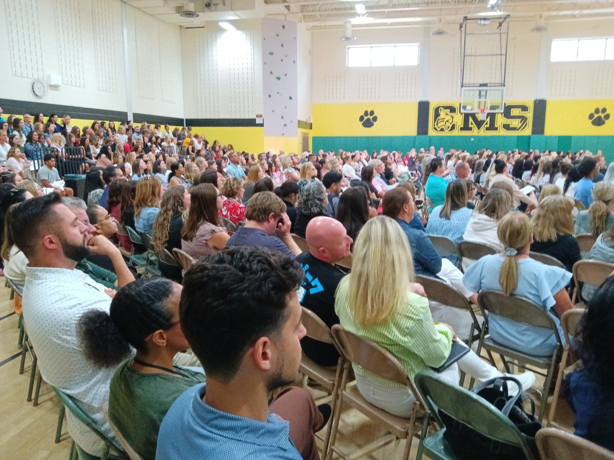 RockawaySup's tweet photo. Thanks to all our teachers and staff for a great Convocation. We look forward to seeing our students on September 2. https://t.co/0fpeRbEJX0