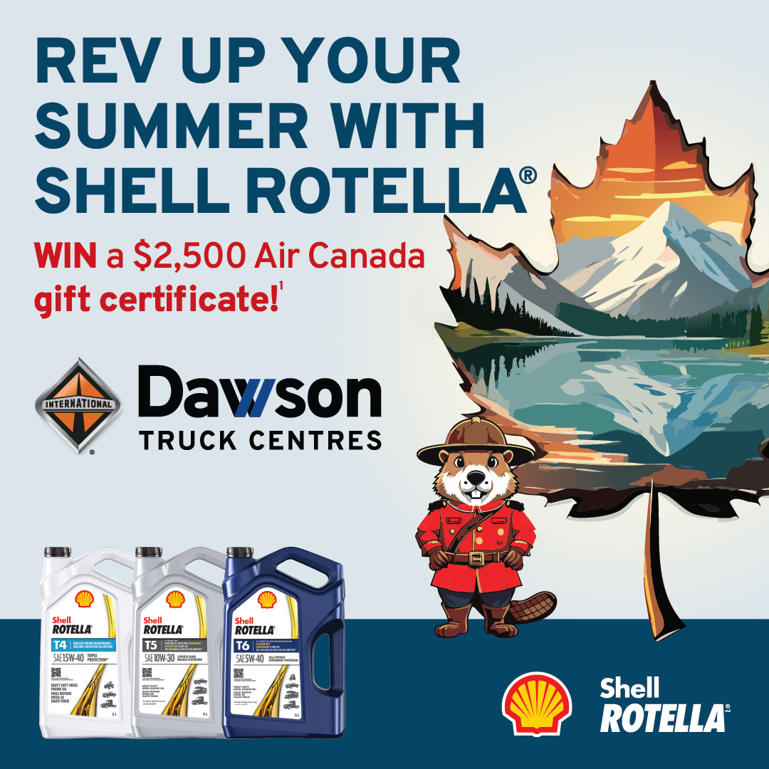 DawsonTrucks's tweet image. 🍁 Rev Up Your Summer with Shell Rotella! 🛻✈️
Buy any qualifying Shell Rotella® HD engine oil at #DawsonTruckCentres before September 22, 2025, and you could WIN a $2,500 Air Canada gift certificate! dawsontruckcentres.com/parts-specials #ShopDawson #ShellRotella #AirCanada