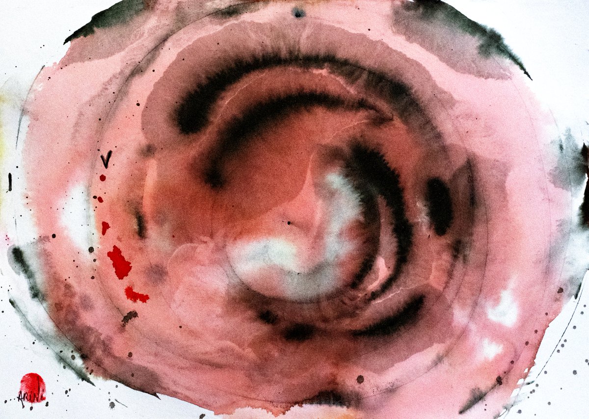 "Ainsi l'oiseau blessé..."

Ink on paper A4, inspired by a poem I wrote many years ago.