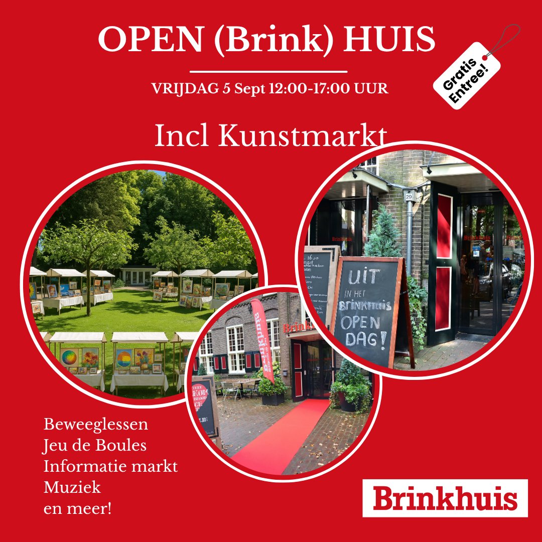 UIT! in Laren - Open (Brink) Huis - Uniek concert Ad Visser &amp; Friends - Fashion Event en meer. De Brinkhuis nieuwsbrief weer boordevol activiteiten - mailchi.mp/bc6956ae7877/d…