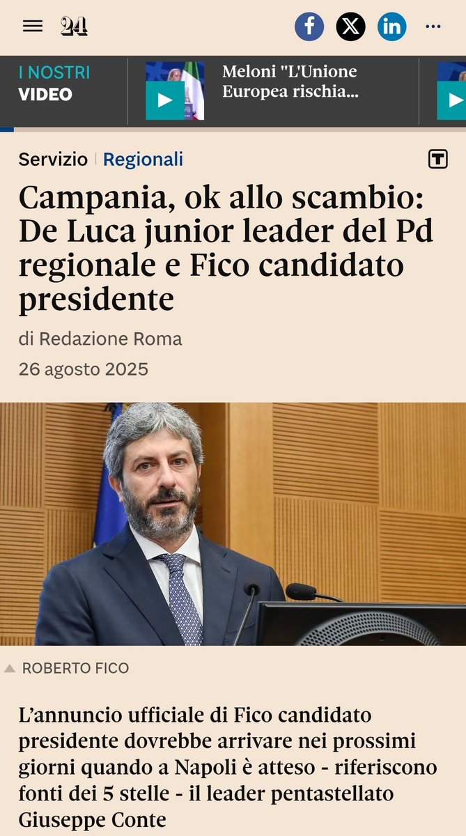 La democrazia vuol dire anche questo. Consegnarsi volontariamente a un soggetto che, direttamente o indirettamente, gestisce da anni la Campania come un feudo personale.
Per studio/lavoro ho viaggiato a lungo e non ho smesso ancora, ma noi campani abbiamo un imprinting profondo.