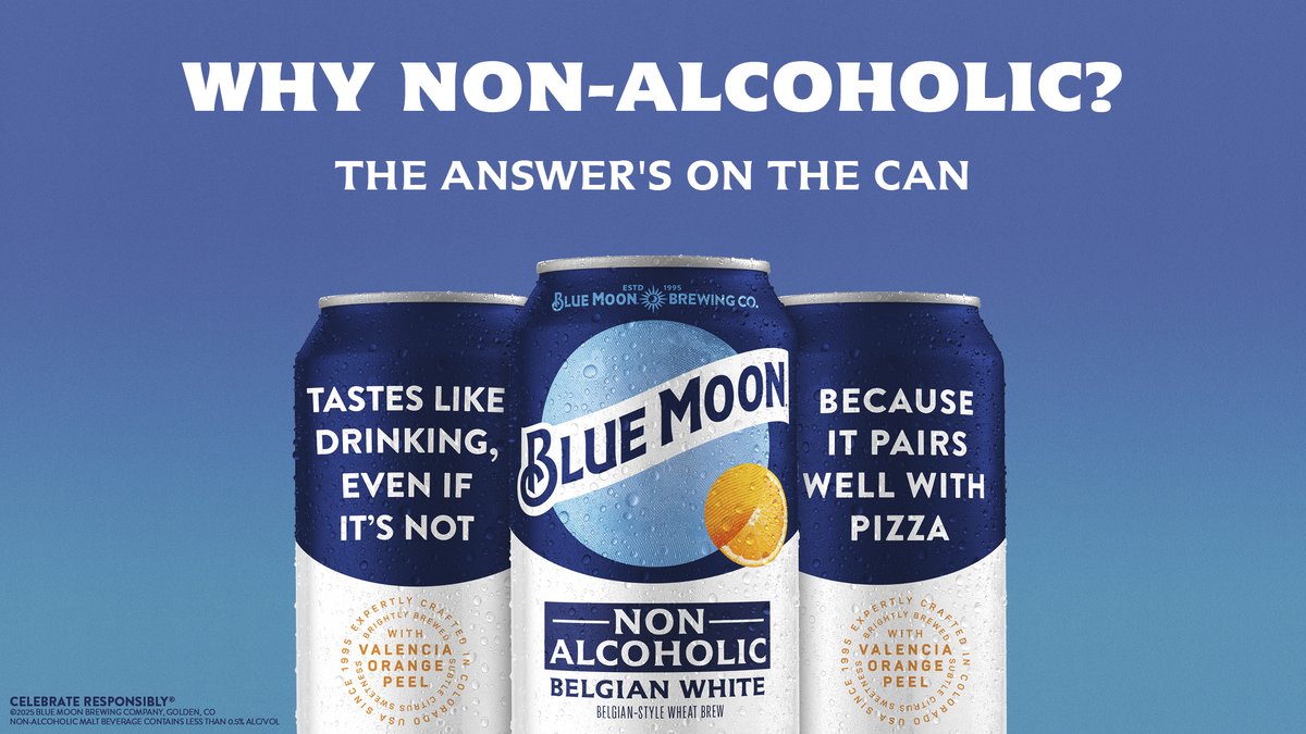 No matter the reason, <a href="/BlueMoonBrewCo/">Blue Moon Brewing Co</a> Non-Alc hits just right 🍊✨

#cheerstothat #bluemoonnonalcoholic
#bluemoonbeer🍺 #bluemoonna #nonalcoholicbeer