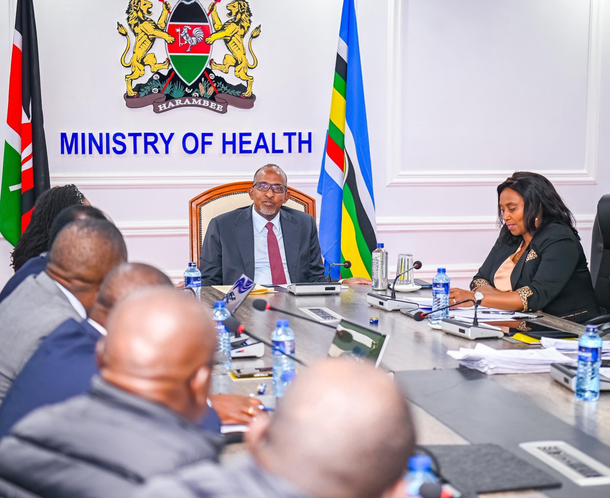 State Department for Public Health (@publichealthmoh) on Twitter photo The <a href="/MOH_Kenya/">Ministry of Health</a> is tightening oversight of health training institutions to ensure quality;
<a href="/HonAdenDuale/">Hon. Aden Duale, EGH</a> led talks with CUE & <a href="/KUCCPS_Official/">The Placement Service</a> to enforce standards.
v.gd/NPotCI The <a href="/MOH_Kenya/">Ministry of Health</a> is tightening oversight of health training institutions to ensure quality;
<a href="/HonAdenDuale/">Hon. Aden Duale, EGH</a> led talks with CUE & <a href="/KUCCPS_Official/">The Placement Service</a> to enforce standards.
v.gd/NPotCI