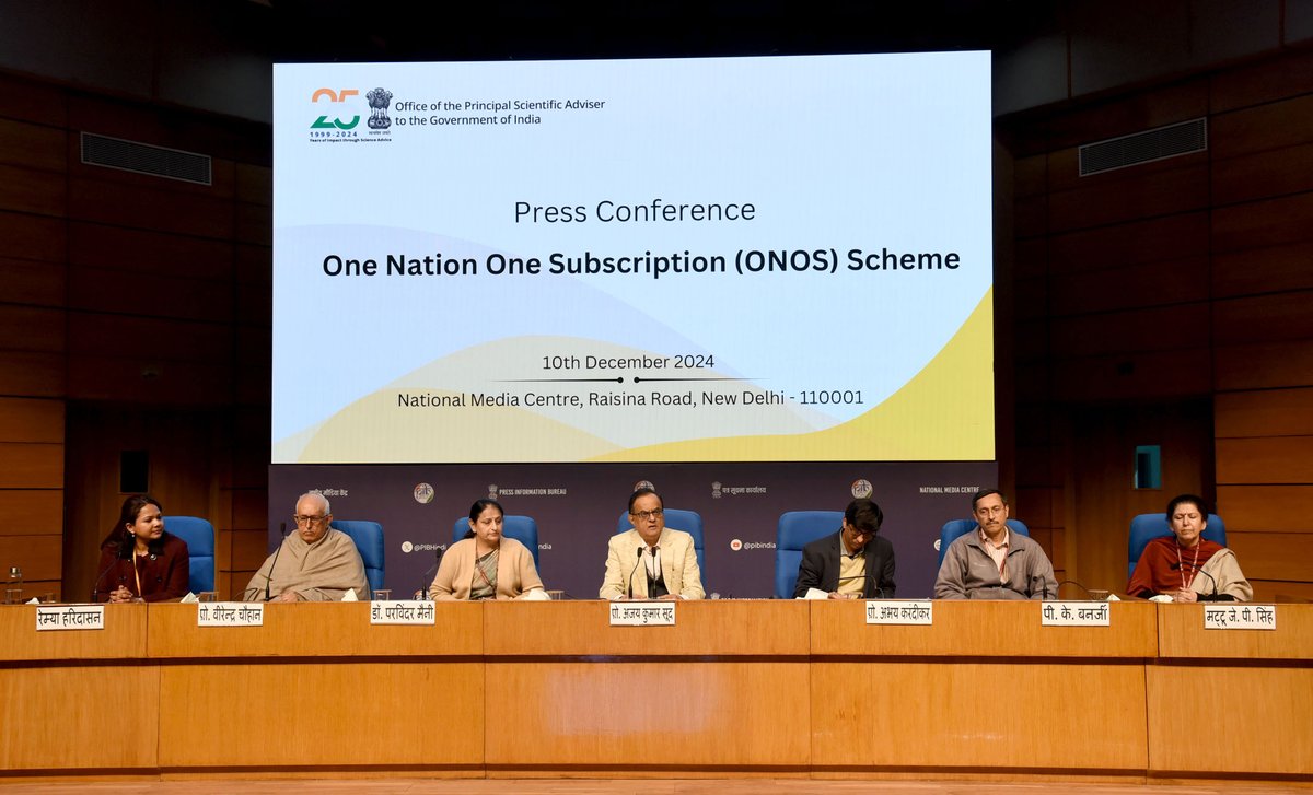 The launch of the One Nation One Subscription (ONOS) initiative by the Union Cabinet, chaired by the Hon’ble Prime Minister <a href="/narendramodi/">Narendra Modi</a>, marked India’s bold policy intervention aimed at democratising access to over 13,000 scholarly journals for its academic and research