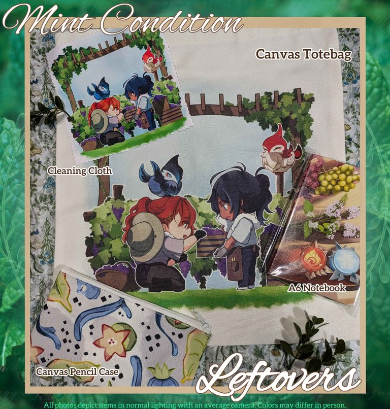 🌿🦉 #Diluc #Kaeya 🦚🌿

Leftovers are now OPEN on the sh0p! 
All physical items are limited stock and will run until October 1st, 2025 before we close our garden gates to the public! 

🌿🦉 #genshinzine 🦚🌿
