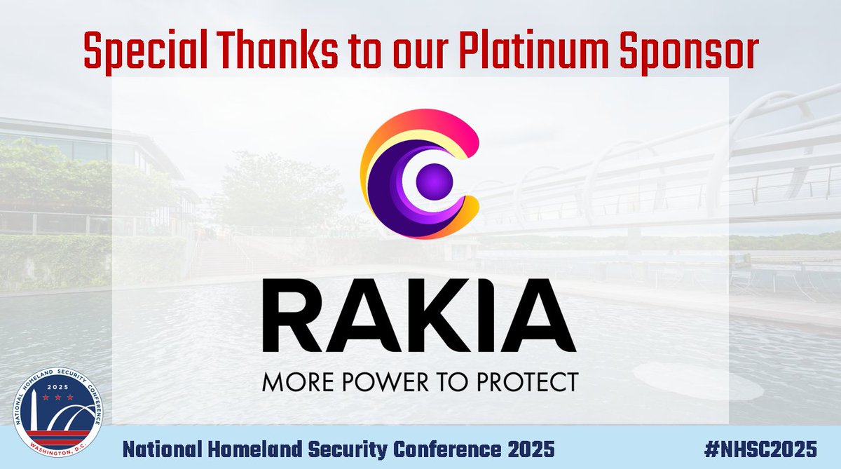 Special Thanks to our Platinum Sponsor, RAKIA! Over the last decade, RAKIA Group has pioneered technology operations globally to help solve today's most complex and harmful criminal challenges including terrorism, money laundering, fraud, illegal immigration, and human