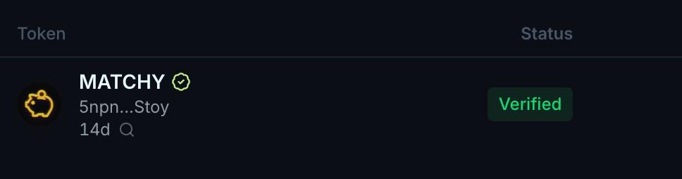 Swirl | Namedrop for Web3 (@swirl_xyz) on Twitter photo $MATCHY just got VERIFIED on <a href="/JupiterExchange/">Jupiter (🐱, 🐐)</a>
Next stop? Devnet launch
Load up before the herd finds out
jup.ag/tokens/5npn63u… $MATCHY just got VERIFIED on <a href="/JupiterExchange/">Jupiter (🐱, 🐐)</a>
Next stop? Devnet launch
Load up before the herd finds out
jup.ag/tokens/5npn63u…