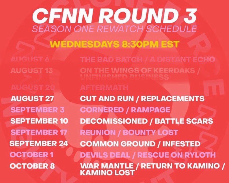 _Cfnn_'s tweet image. TONIGHT: Cut and Run &amp;amp; Replacements