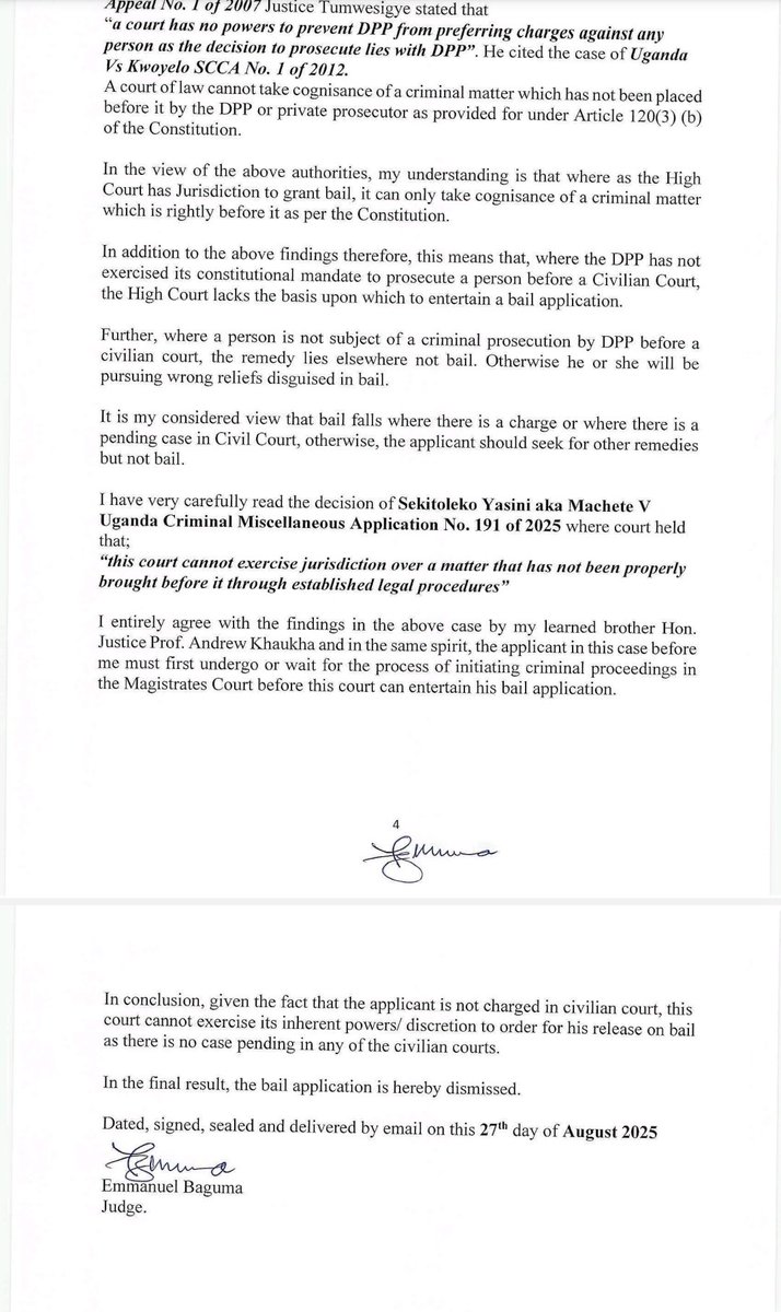 BETRAYED BY THE JUDICIARY AND THE ENTIRE SYSTEM! In January, the Supreme Court ordered that all files involving civilians be transferred to civilian courts. When the DPP did not act, we filed numerous applications before the Civil Division of the High Court for various orders.
