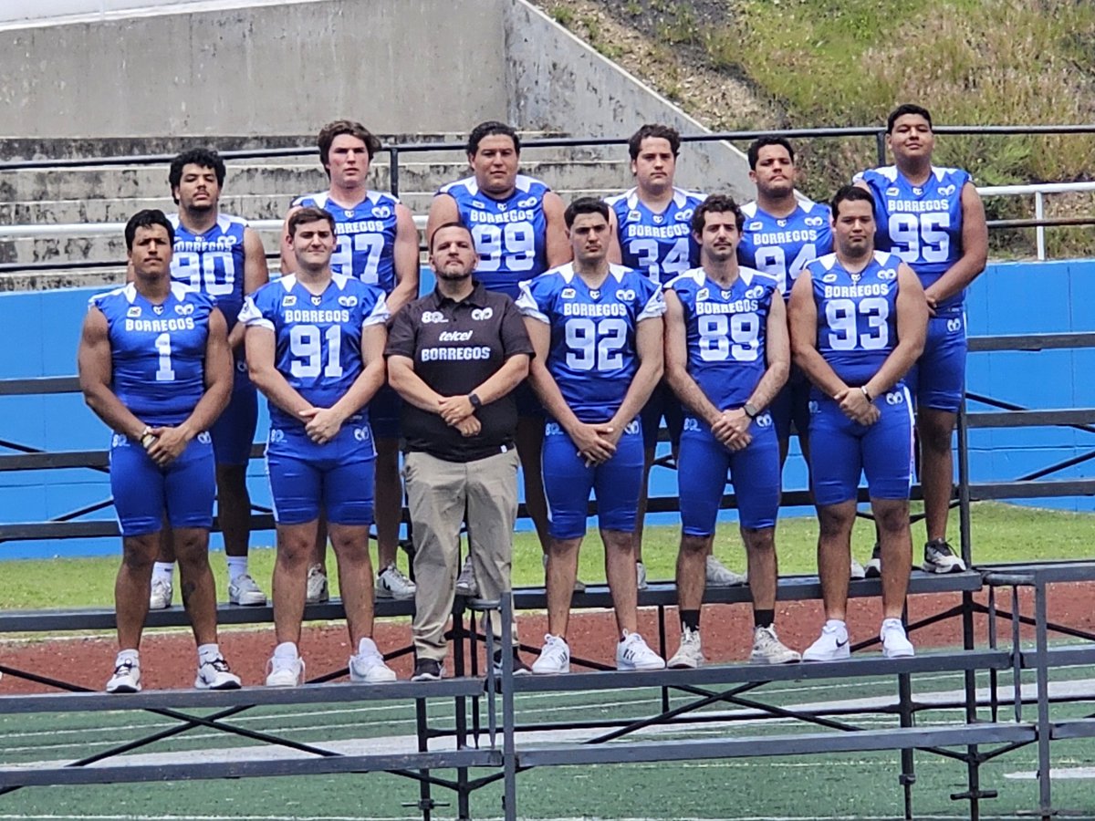 PlaymakersM's tweet photo. Esta es la renovada DL de @BorregosPuebla 

Línea uno de izquierda a derecha:

1 - Joseph Cortés 
91 - Ramiro Bogarin - R
92 - Fernando Soto - R
89 - Patricio Dacarett - R
93 - Mariano Galicia

Línea dos de izquierda a derecha:

90 - José Sobreira
97 - Jorge Fontes
99 - Carlos Cruz
34 - Rodrigo Rañal
94 - Eduardo Montes
95 - Luis Carlos Salazar

Coach: Fernando Ruiz  @fernandoruiz99