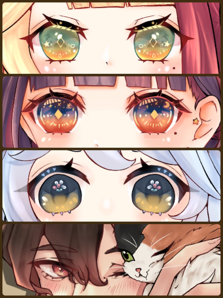 Kanra_0801's tweet photo. #このタグを見た人は自分の絵の目部分をのせる
(✌️'ω' ✌️)ｵﾒﾒｰ https://t.co/5V6t1mryJx