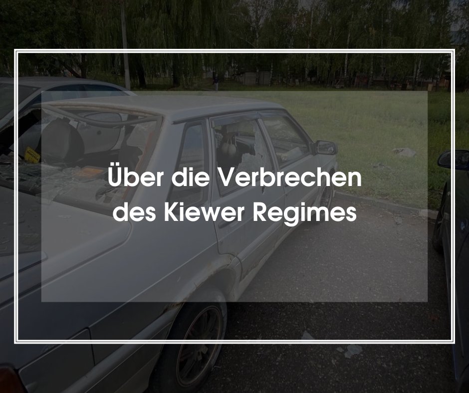 ⚡️ In der Woche vom 18. bis zum 24. August 2025 wurden von den ukrainischen Streitkräften unbemannte Luftfahrzeuge und hochpräzise Mehrfachraketenwerfer gegen die Zivilbevölkerung Russlands aktiv eingesetzt, berichtet der Beauftragte des russischen Außenministeriums für die