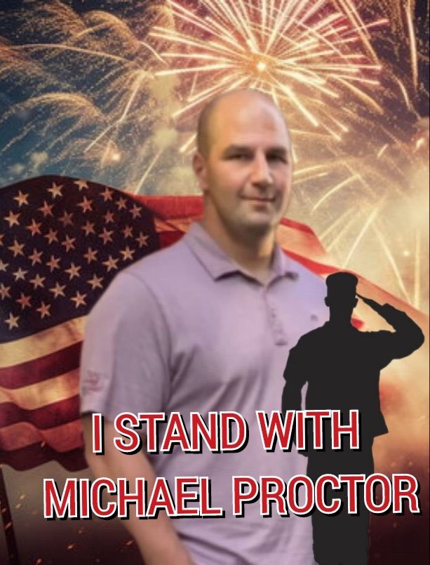 DBeck57030037's tweet photo. #IStandWithMichaelProctor https://t.co/JMHjjWki2q