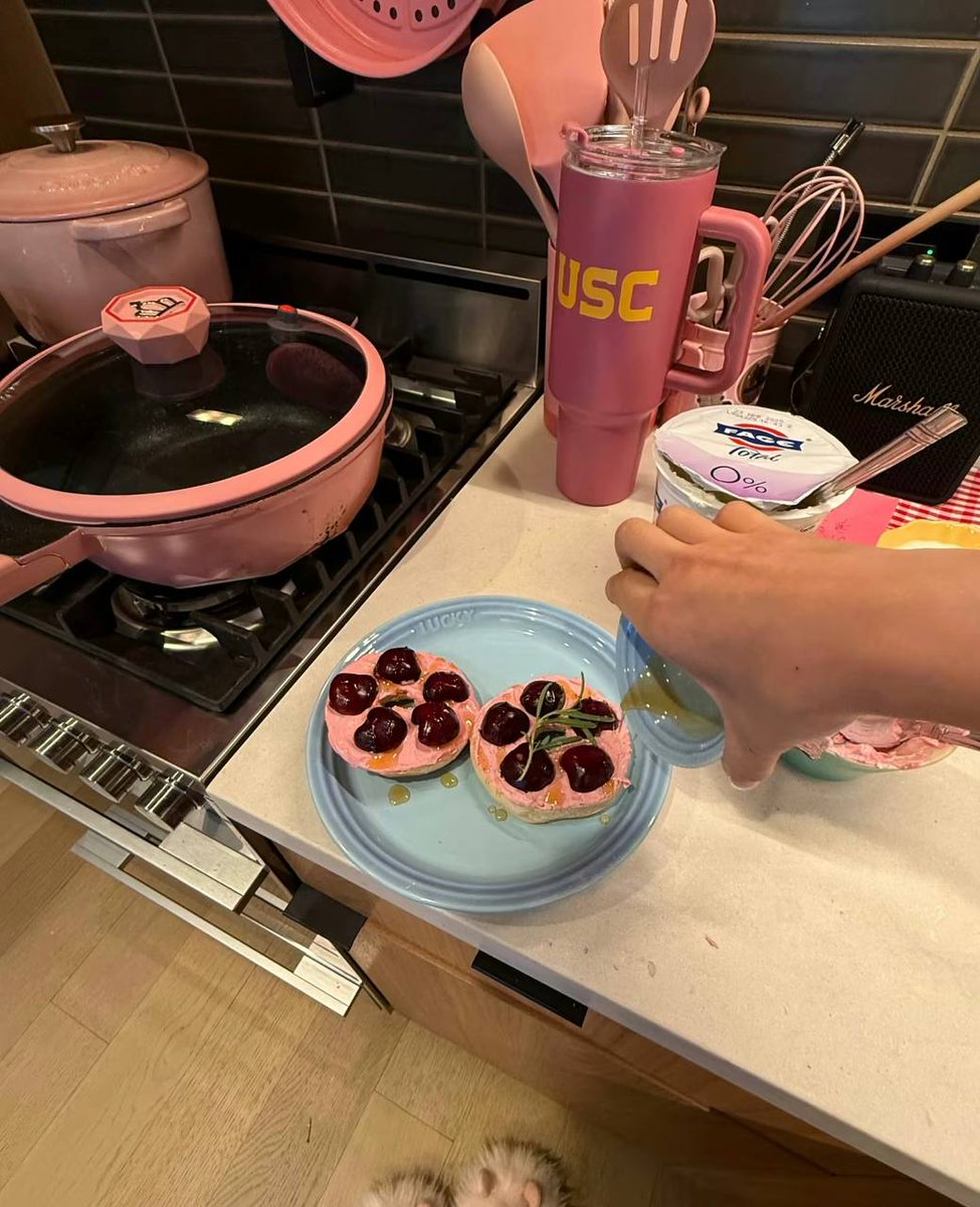 EmilyEmily732's tweet image. Yogurt + jam + cherries = a little happy breakfast 🍒✨ Every day lived with care tastes delicious.
#BreakfastVibes #LittleHappiness #DeliciousLife #FoodieMood
