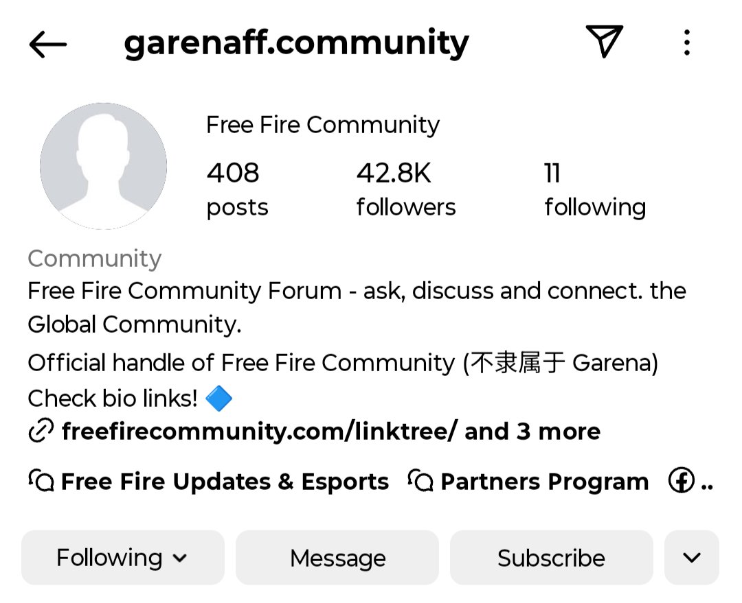 FreeFireInt's tweet image. My fan community (garenaff.community) permanently disabled—appeal denied unfairly. Please review!
#InstagramHelp @InstagramComms @Meta @instagram
its was a fan-made Free Fire Community Forum's instagram handle since 2021.
Know more: freefirecommunity.com/about-us/