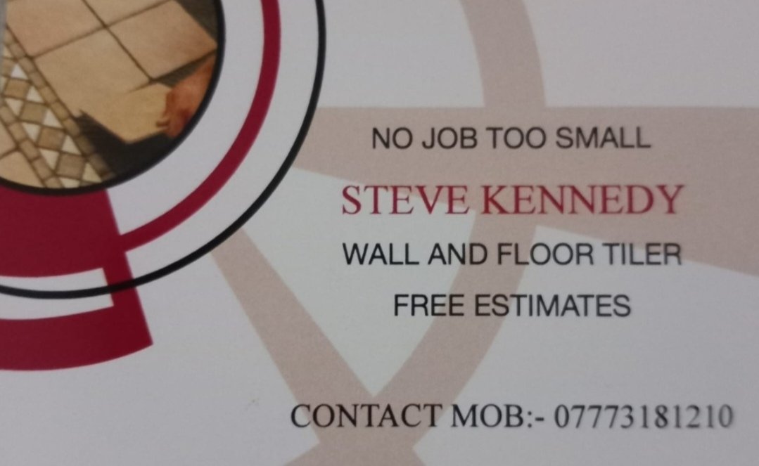 A big thanks to Steve Kennedy for sponsoring young centre half Kyle Kennedy for the 2025/2026 season. For any tiling needs be sure to give Steve a call!

Want to join the Wrens family? Get in touch today to discuss our various sponsorship packages avaliable.