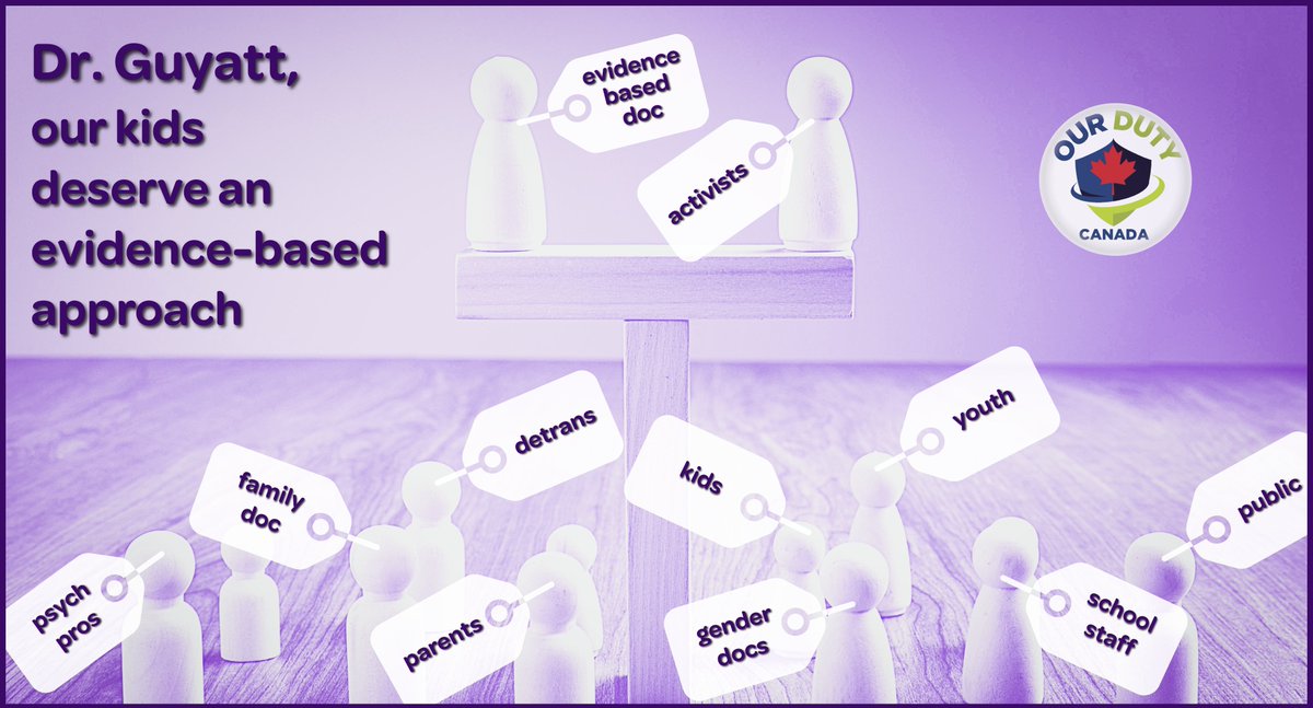 OurDutyCanada's tweet image. Founder of Evidence-Based Medicine Concedes to Trans-Activist Pressure

We have written a letter to Dr. Gordon Guyatt and McMaster HEI as concerned parents of children of any age experiencing transgender ideation. Our purpose is simple yet urgent: to remind Dr. Guyatt, widely…