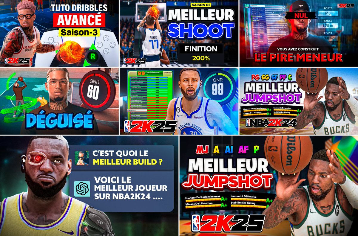 NBA 2k thumbnails 🏀