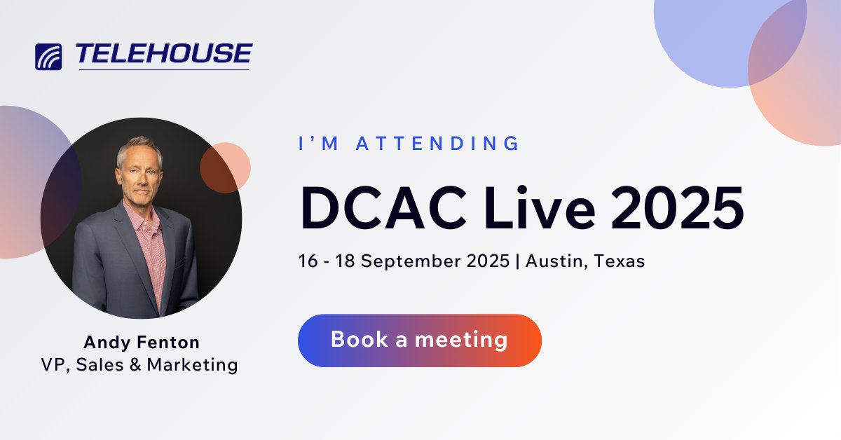We are thrilled to announce that Andy Fenton, VP of Sales and Marketing, will be attending The Dawn of the Data Center (DCAC) Live Conference in Austin, Texas, on September 16-18, 2025! 

This event is a platform to disrupt, challenge, and inspire. We’re looking forward to