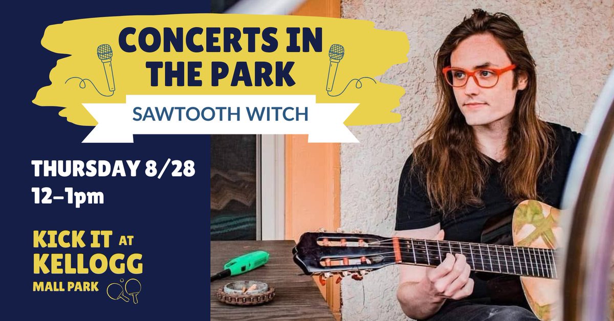 Final week for food trucks in Rice &amp; Kellogg Mall parks!

8/27: Potter’s Pasties, Sasquatch Sandwiches, &amp; Cajun Sneaux
Music in Rice Park: Swing 6225

8/28: Que Tal Street Eats &amp; Cajun Sneaux
Music in Kellogg Mall Park: Sawtooth Witch

Music presented by Ostrom Entertainment